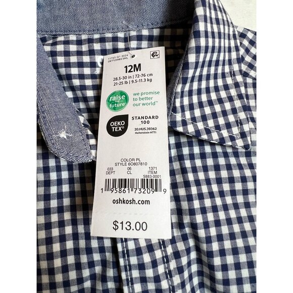 OshKosh Plaid Shirt - Picture 9 of 11